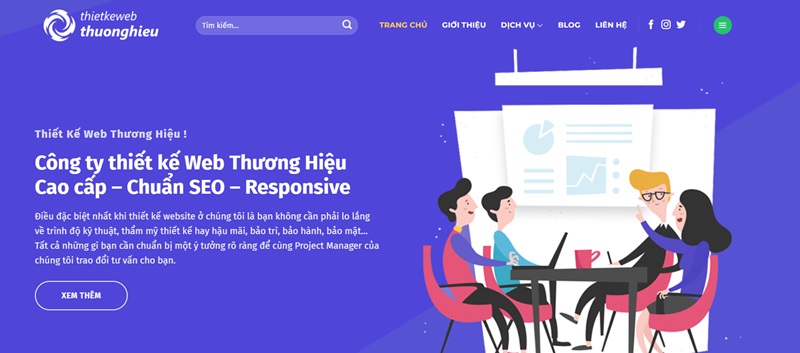 Thiết kế web thương hiệu đơn vị số 1 Việt Nam
