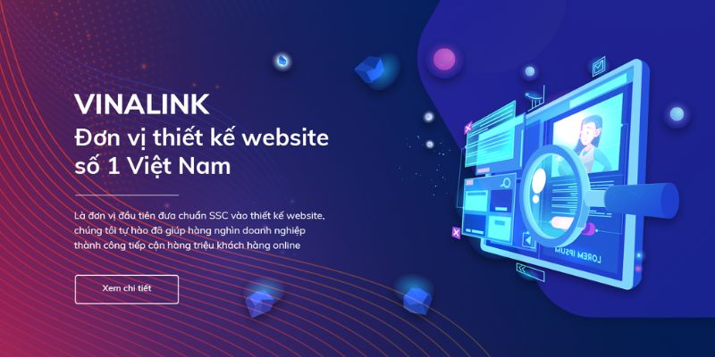 Vinalink Web - Đơn vị thiết kế web theo mẫu có sẵn trọn gói