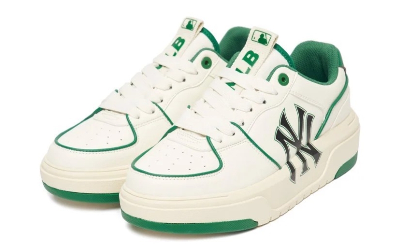 mẫu giày MLB New York Yankees White Green