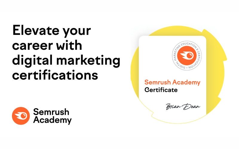 Khóa học về Marketing tại Semrush Academy