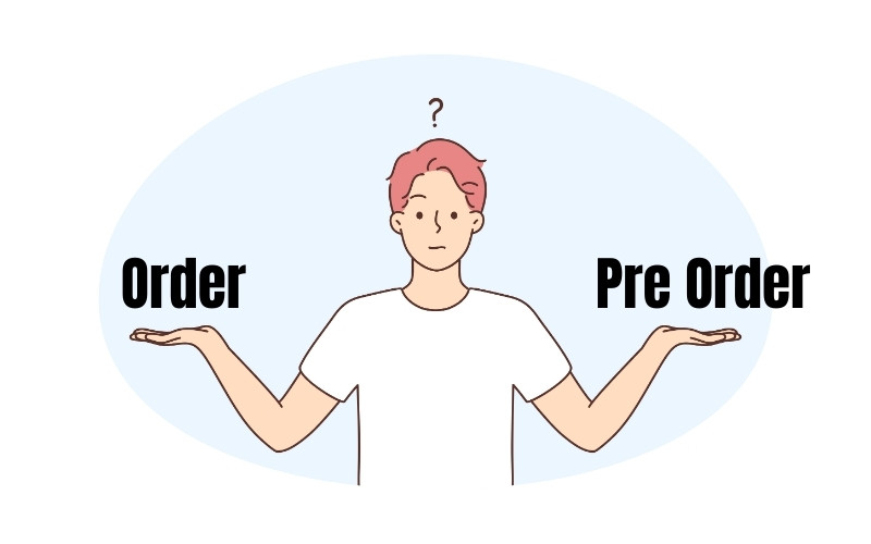 điểm giống nhau giữa hàng order và hàng pre order