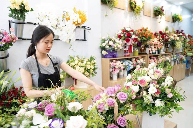 cửa hàng Floral Village