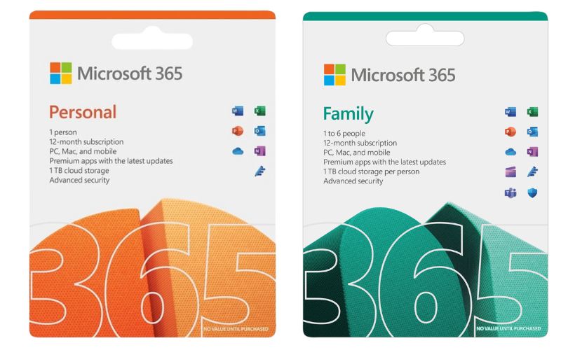 Tính năng chia sẻ của Office 365 Family và Personal