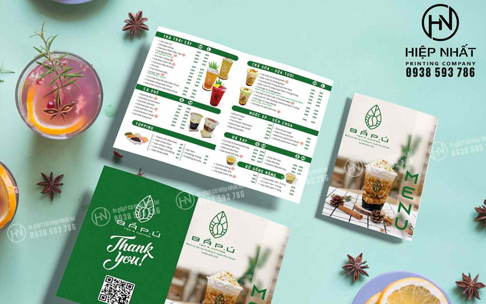 Công ty In Hiệp Nhất gây ấn tượng bởi tốc độ thiết kế nhanh chóng Dịch vụ in menu In Hiệp Nhất nhanh chóng