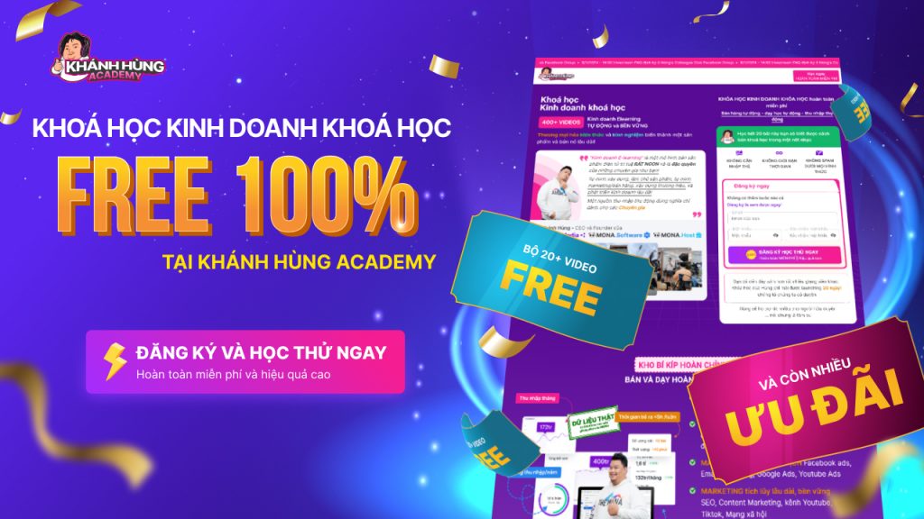 Kinh doanh giáo dục hiệu quả cùng Khánh Hùng Academy
