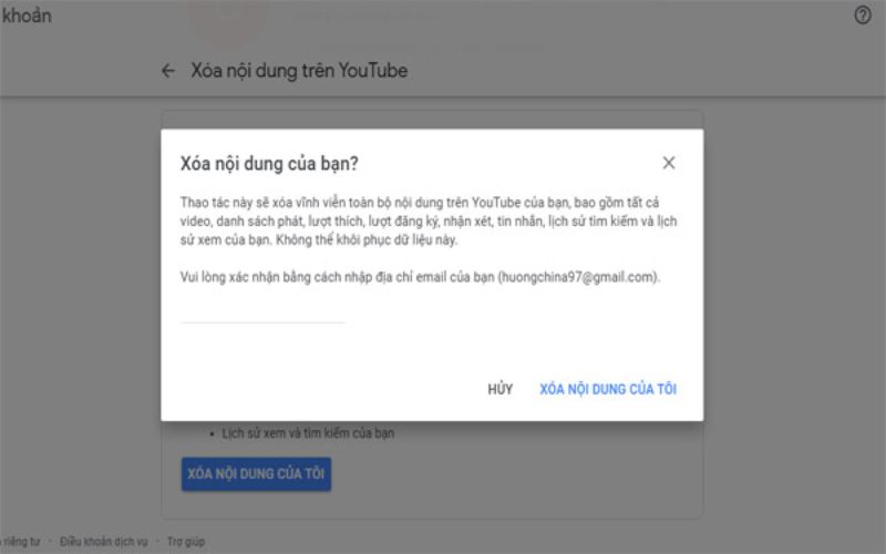 nguyên nhân khiến kênh YouTube bị xóa