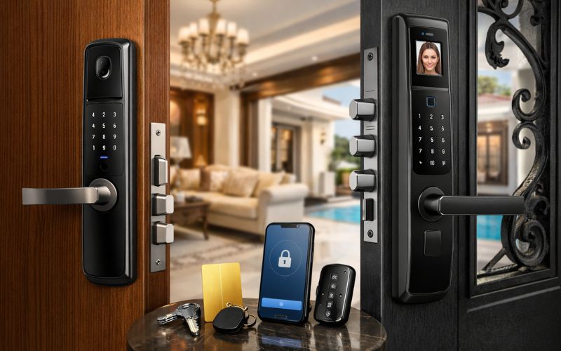Cách chọn khóa cửa điện tử cao cấp cho biệt thự